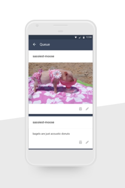Tumblr Queue V2 case study preview