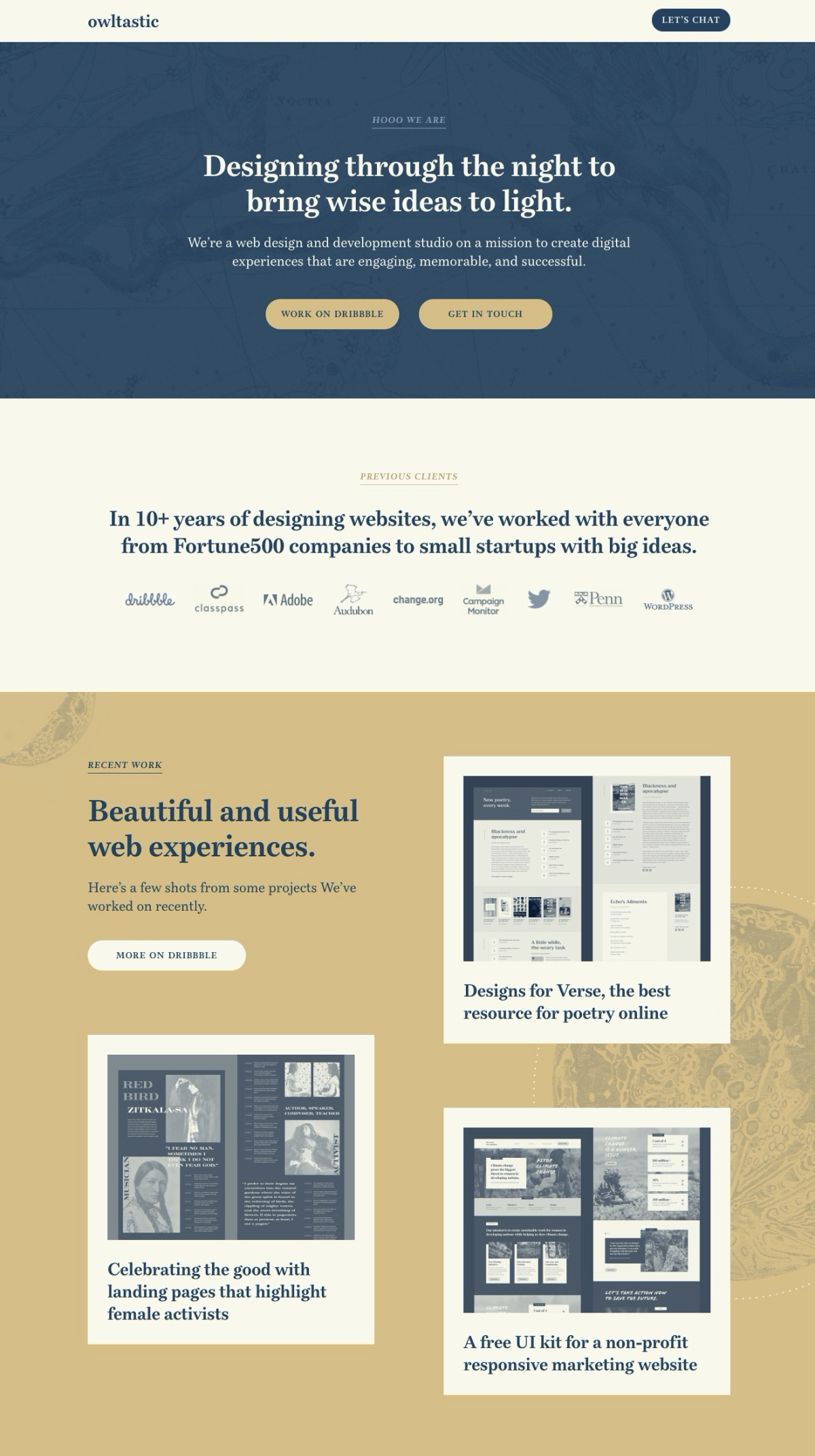 Megan Fisher portfolio screenshot