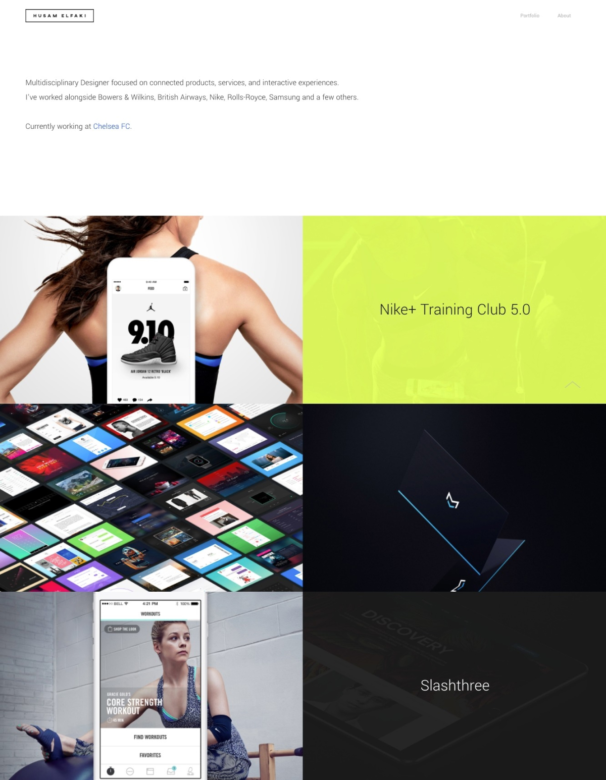 Husam Elfaki portfolio screenshot
