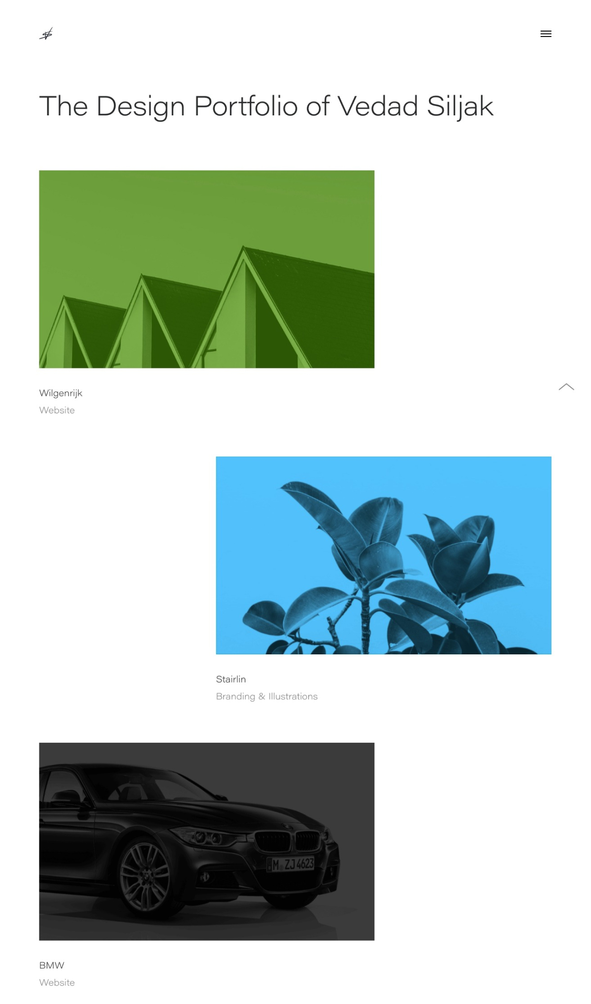 Veda Dsiljak portfolio screenshot