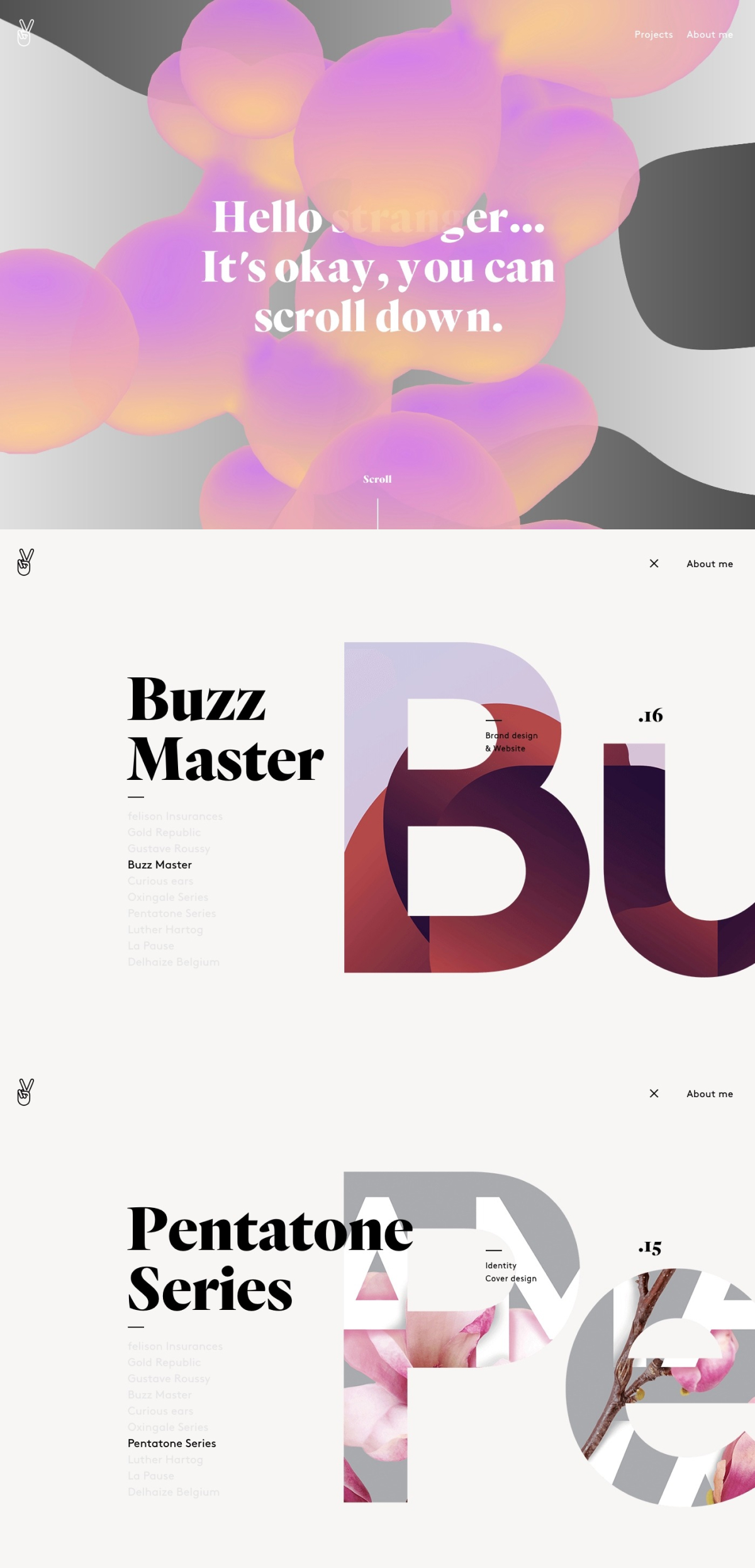 Julie Bonnemoy portfolio screenshot