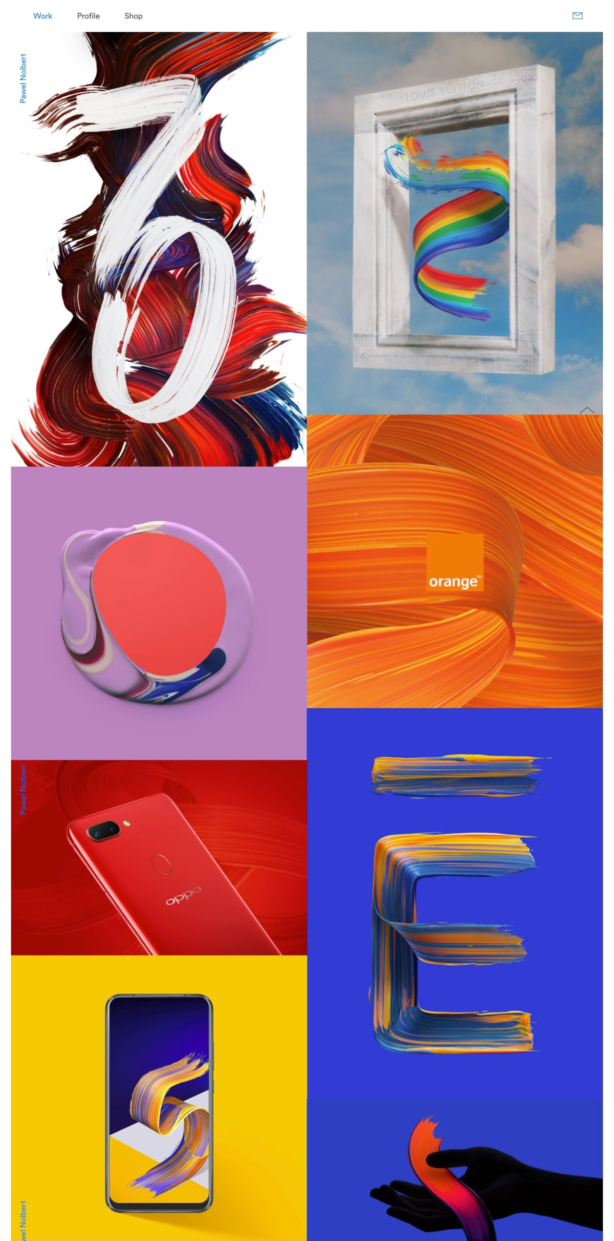 Pawel Nolbert portfolio screenshot