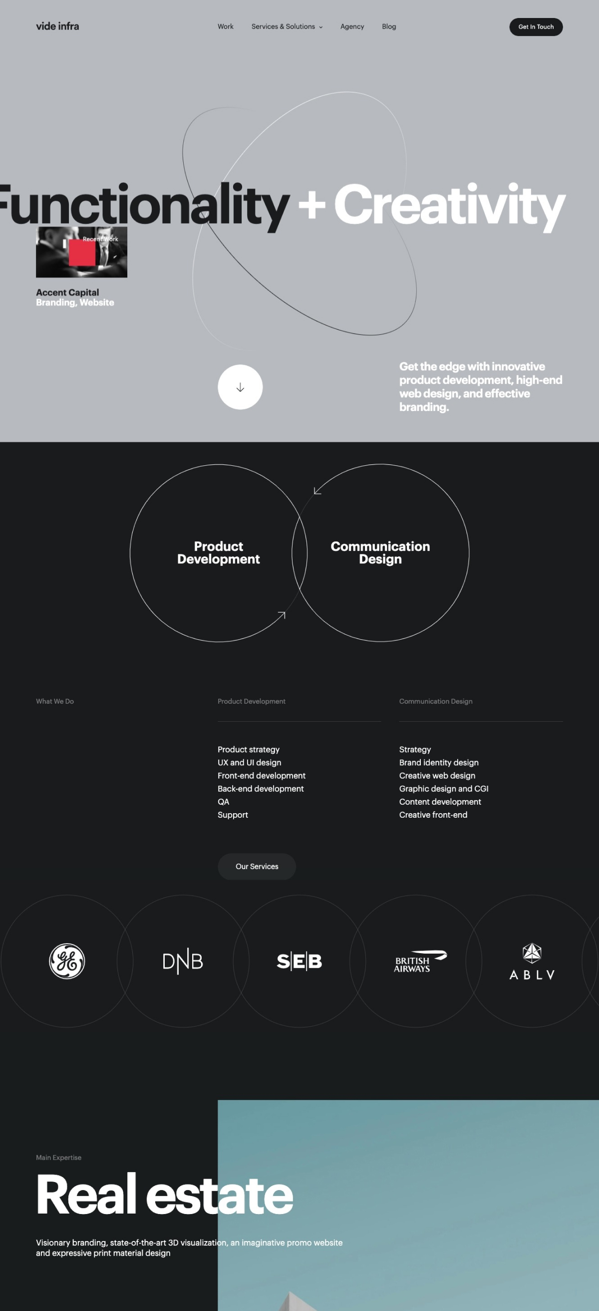 Vide Infra portfolio screenshot