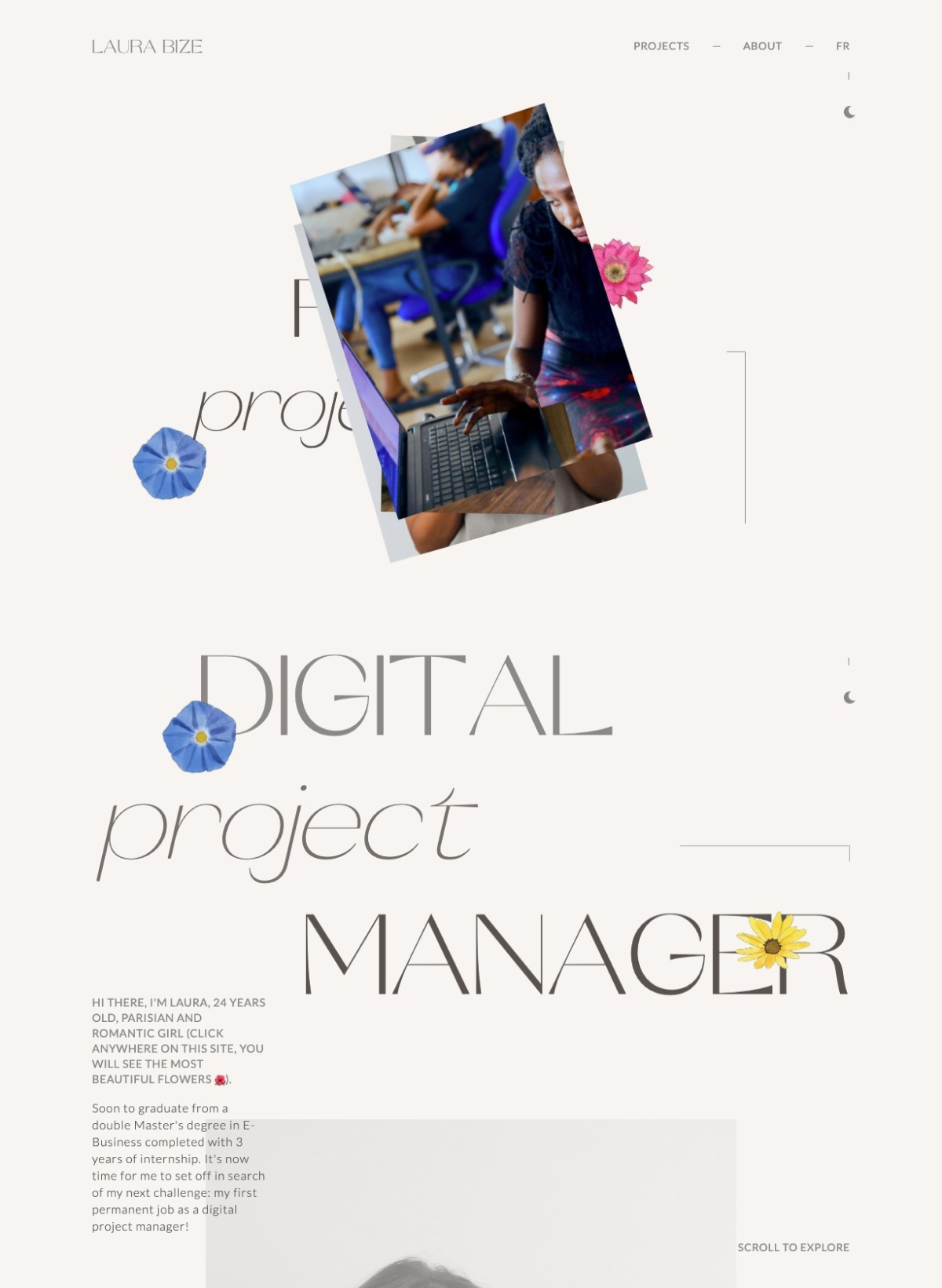 Laura Bize product manager portfolio - creative portfolio