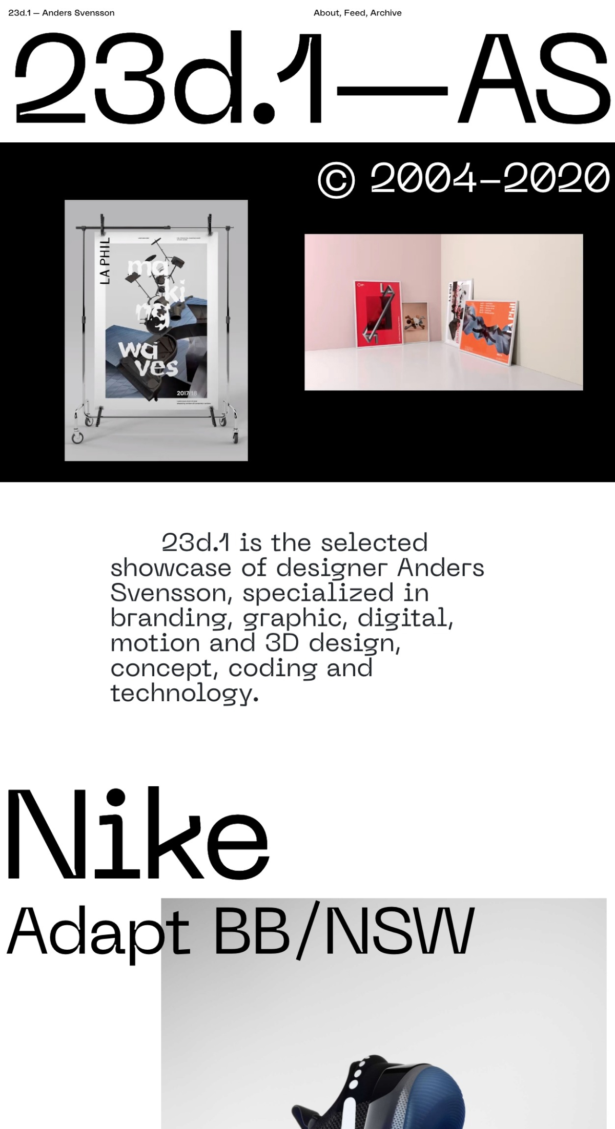Anders Svensson portfolio screenshot