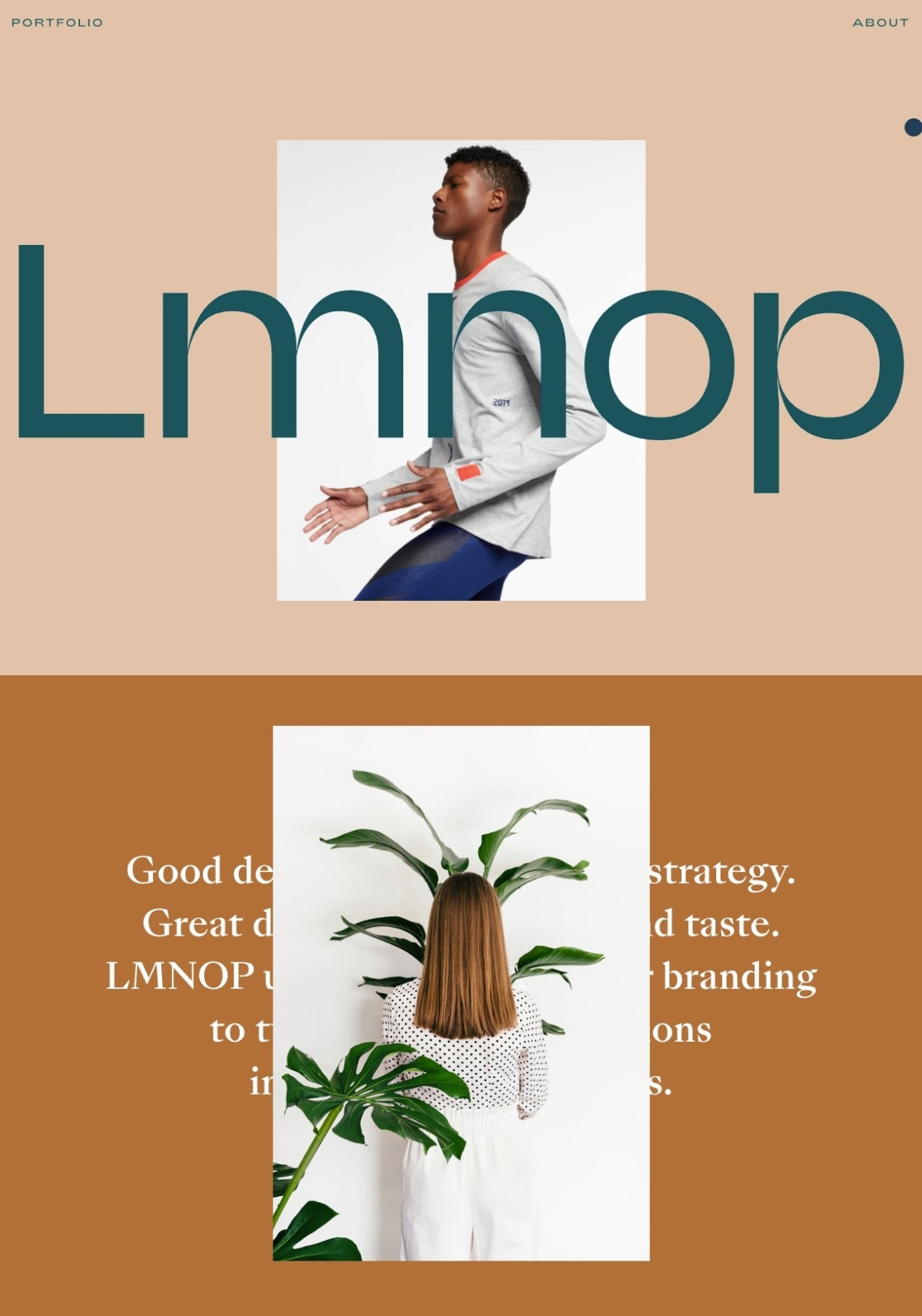 LMNOP Studio portfolio screenshot