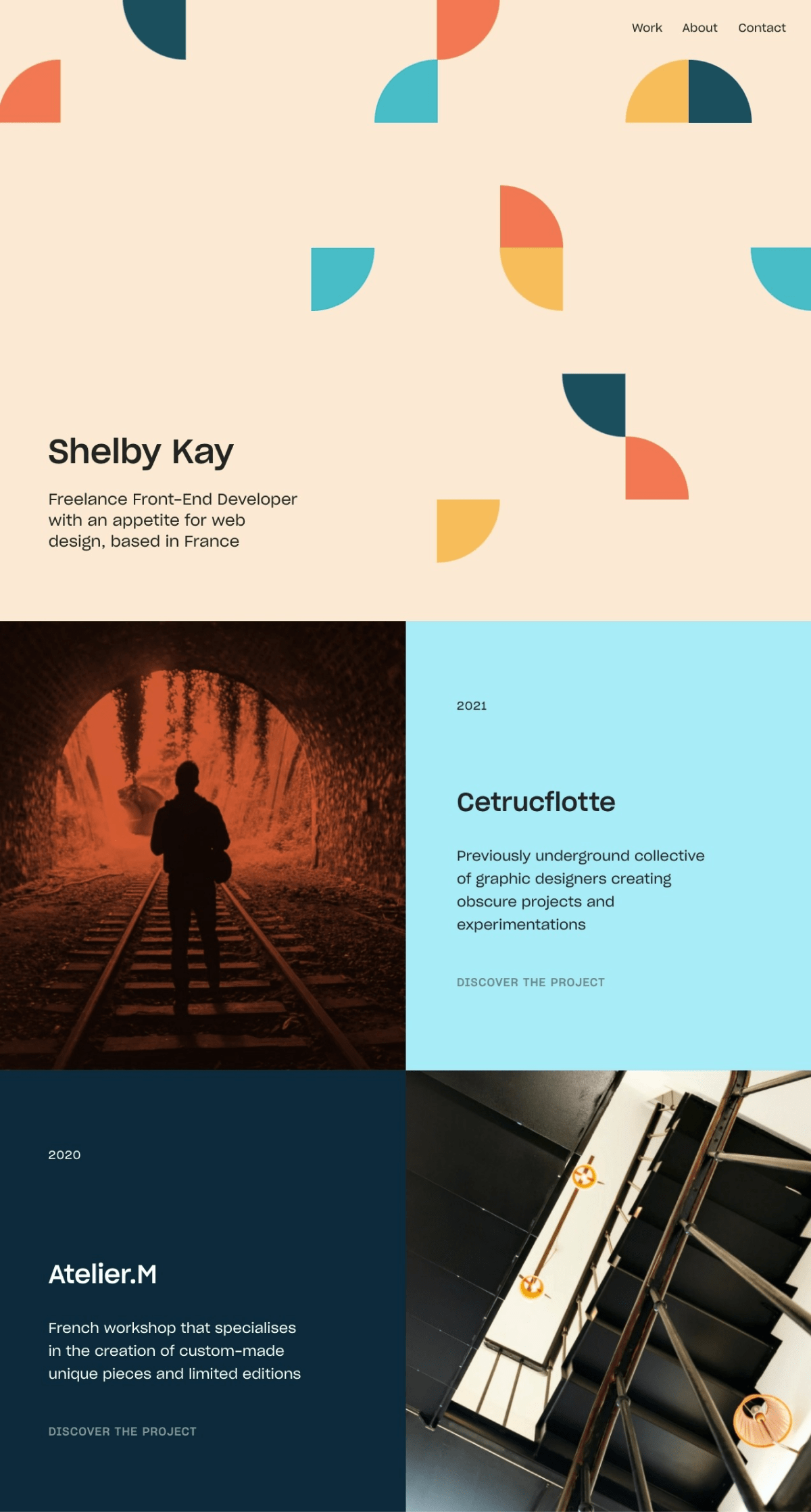 Shelby Kay portfolio screenshot