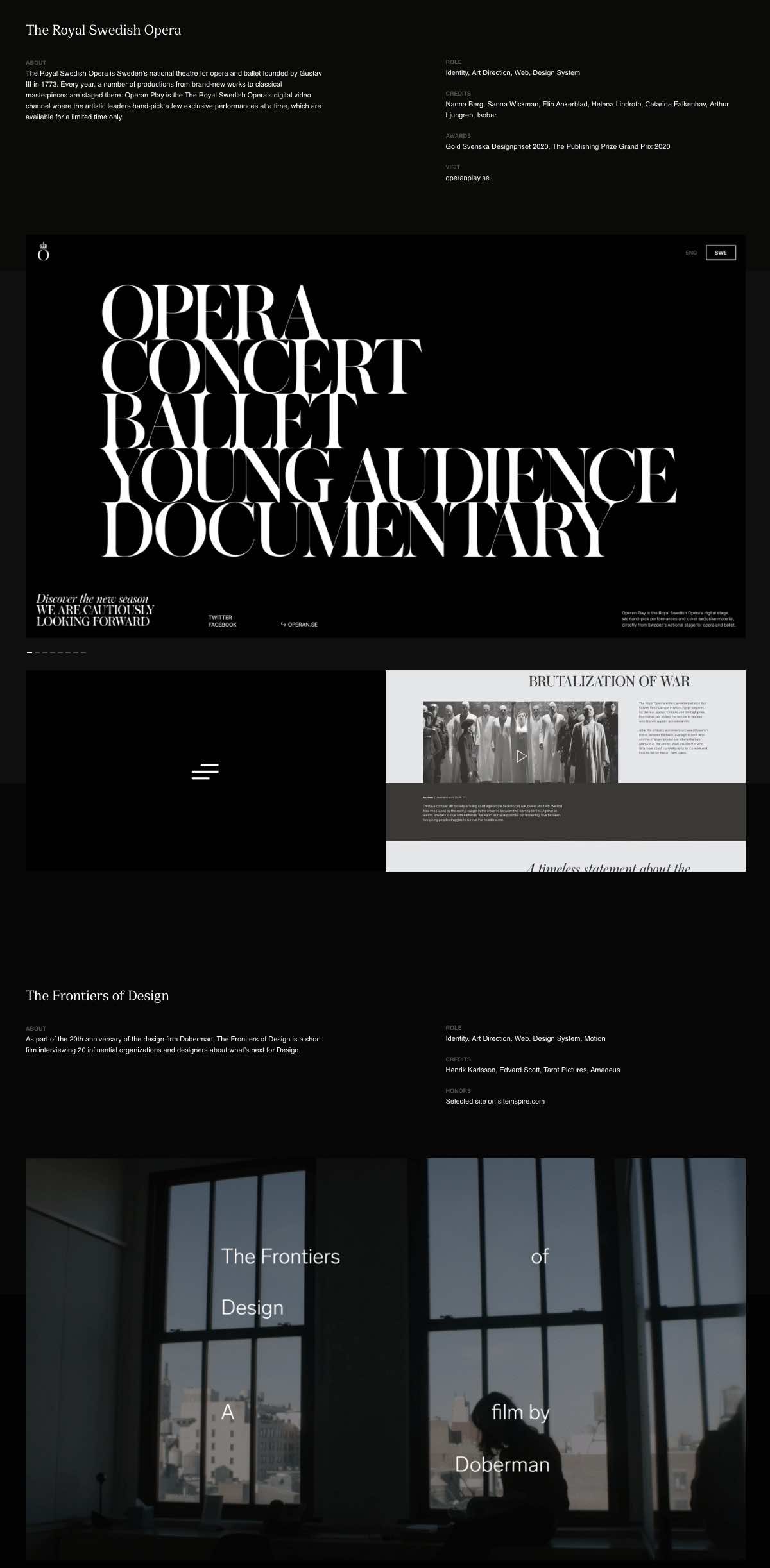 Tom Robin Karlsson portfolio screenshot