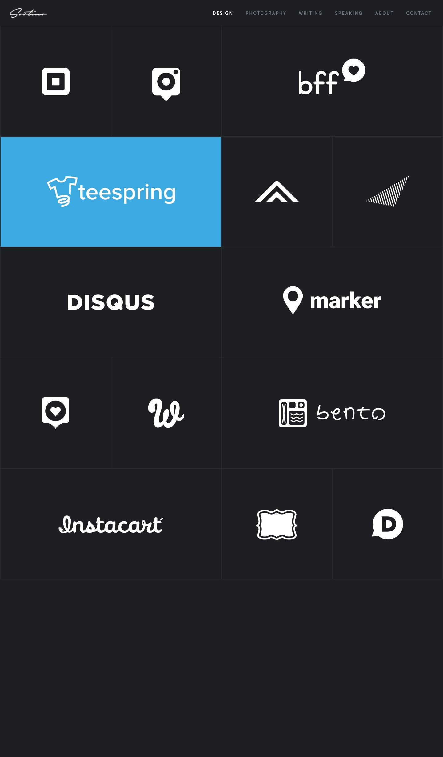 Joshua Sortino portfolio screenshot