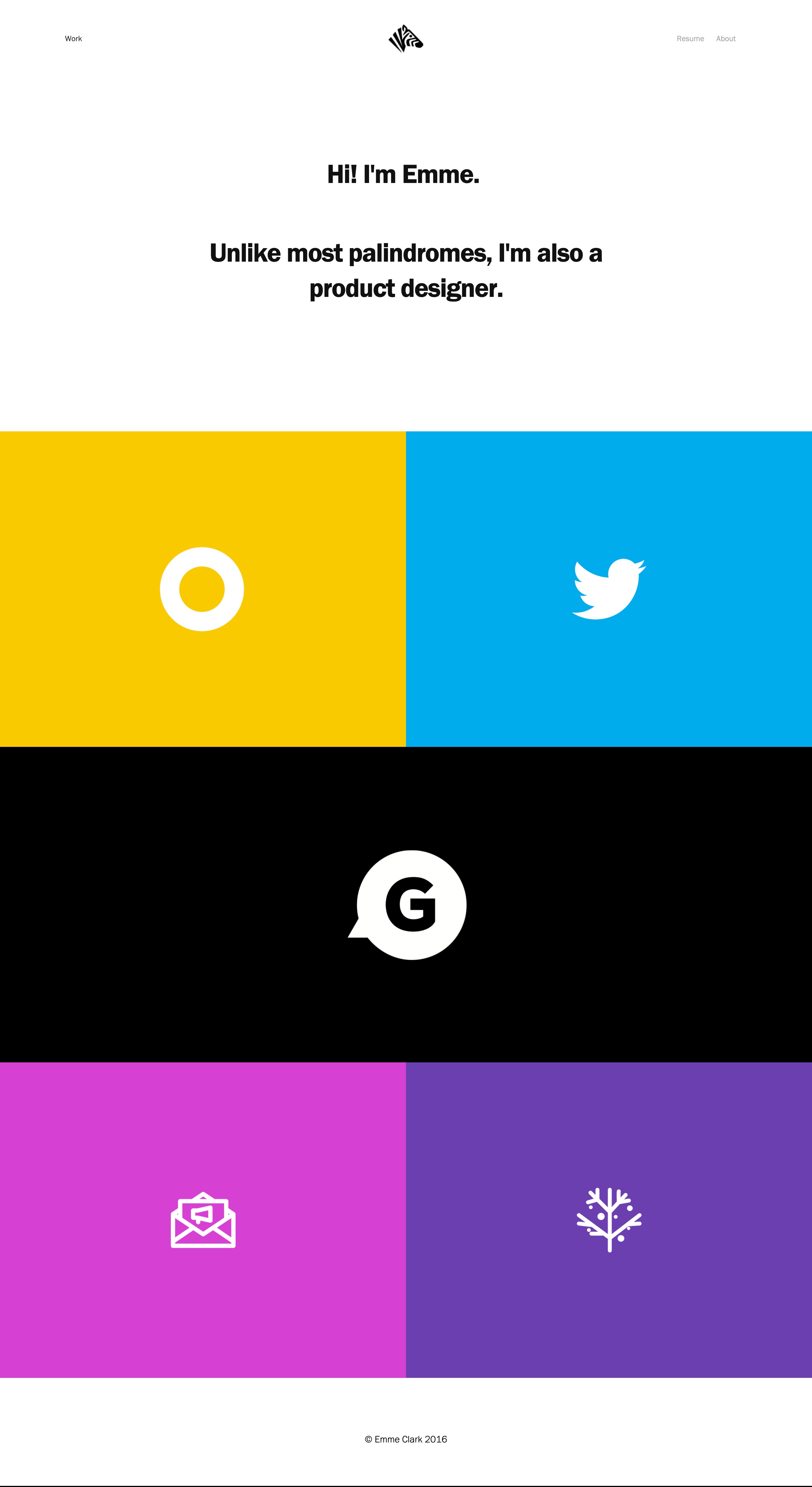 Emme Clark portfolio screenshot