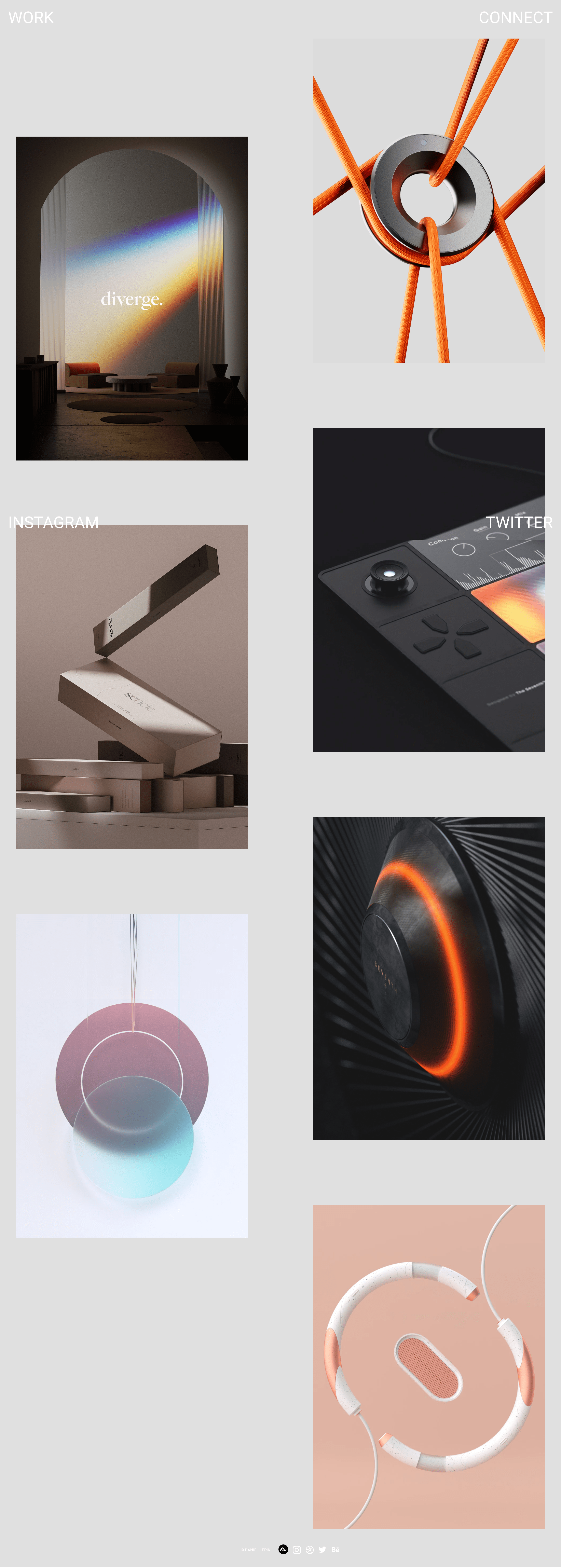Daniel Lepik portfolio screenshot