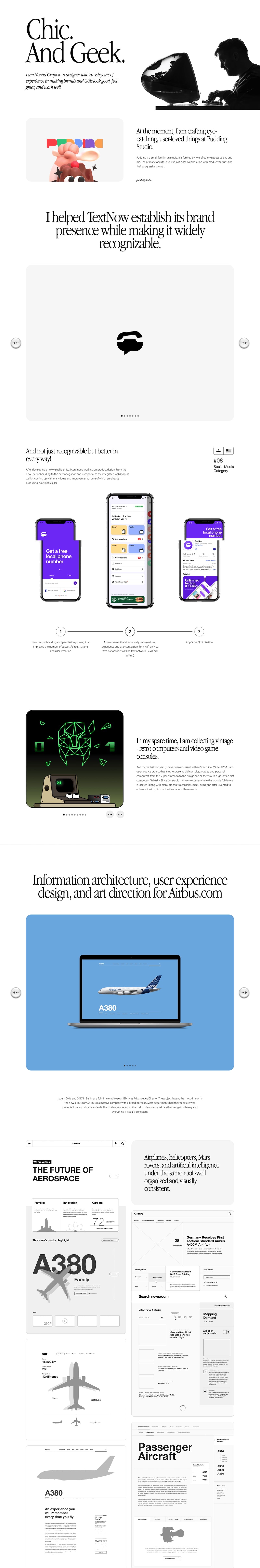Nenad Grujicic portfolio screenshot