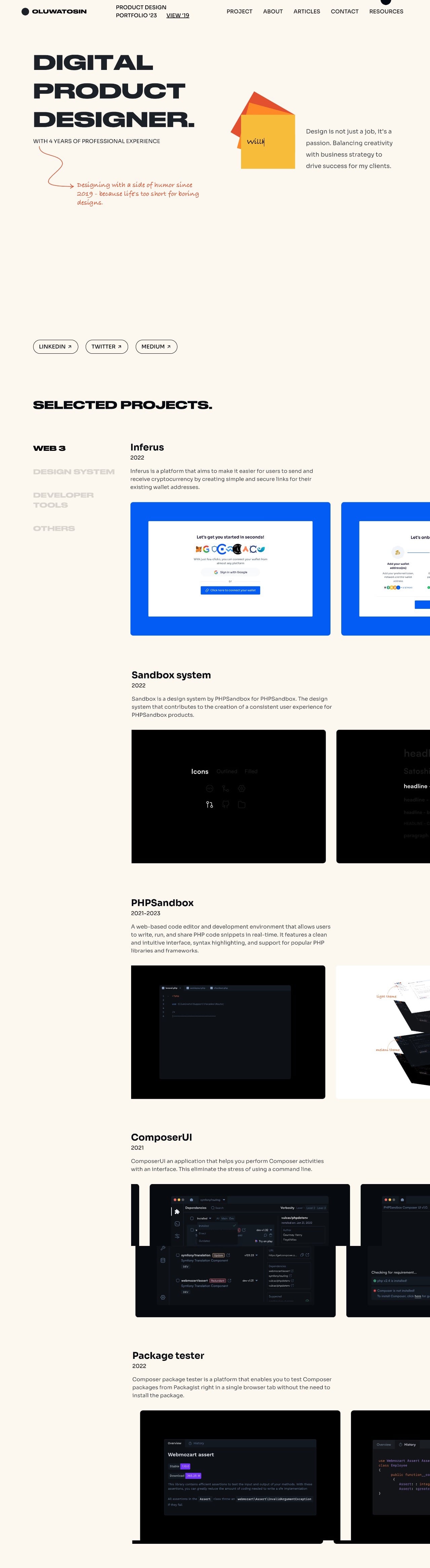 Oluwatosin Kazeem portfolio screenshot