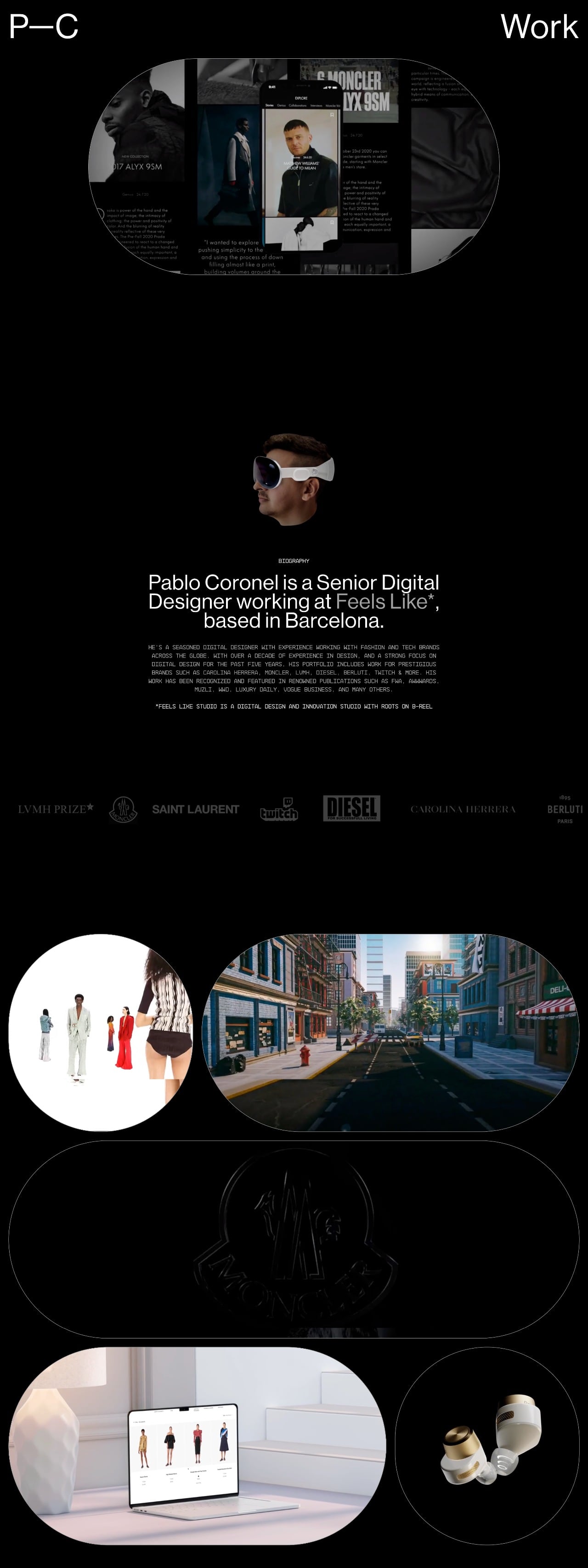 Pablo Coronel portfolio screenshot