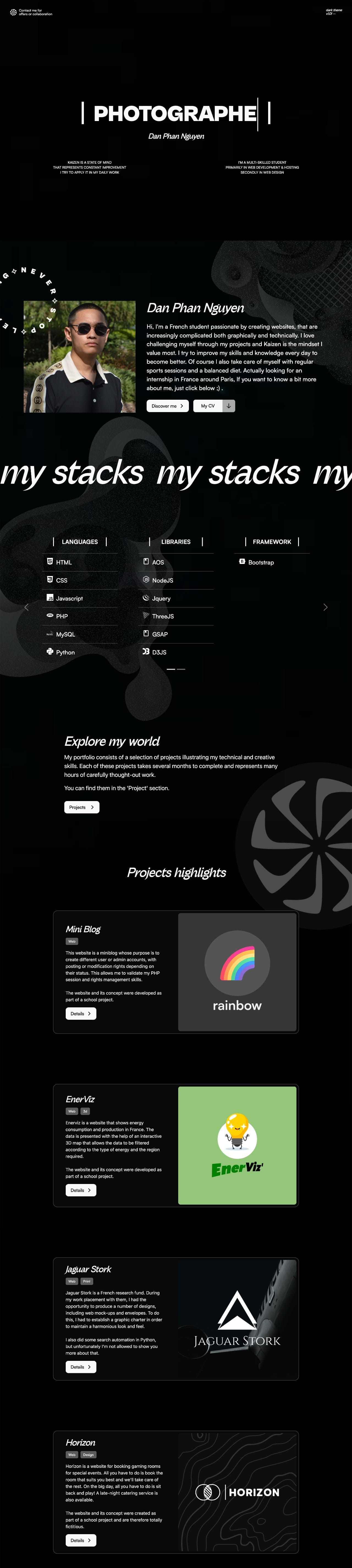 Dan Phan Nguyen design intern portfolio - creative portfolio