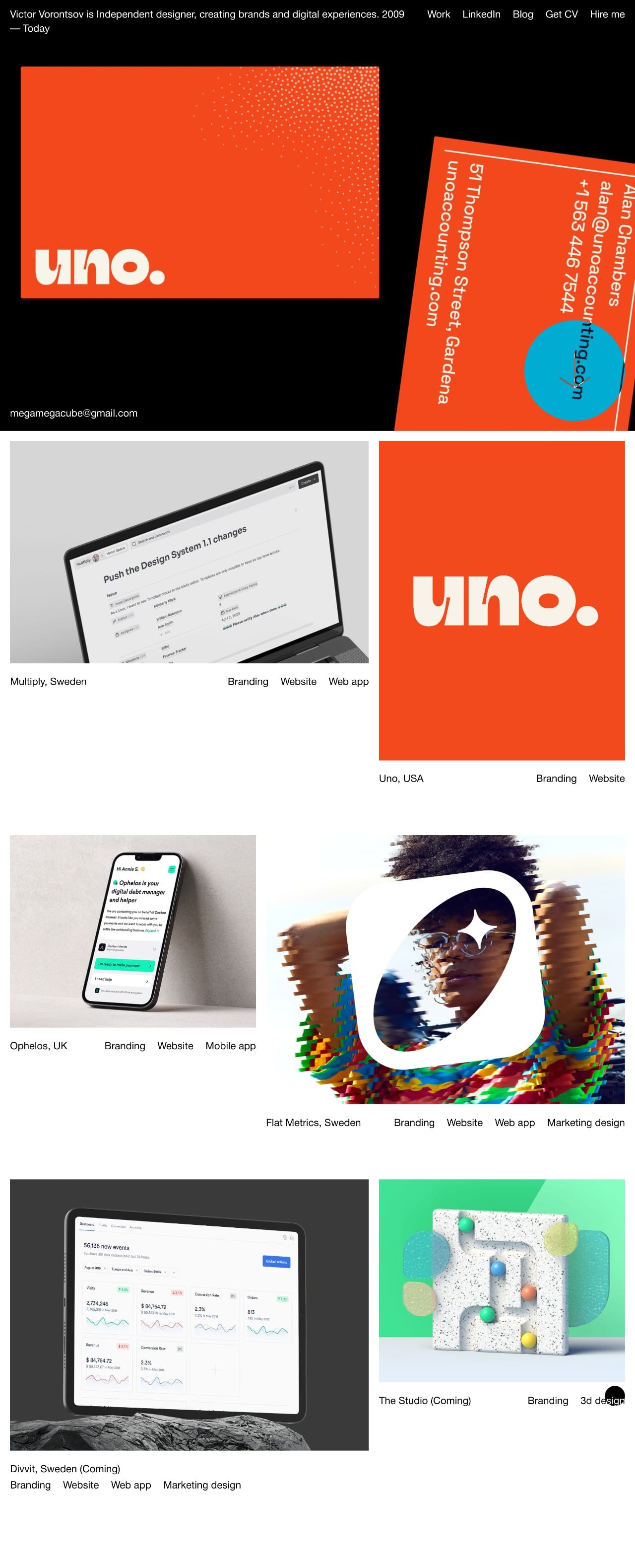 Victor-Vorontsov portfolio screenshot