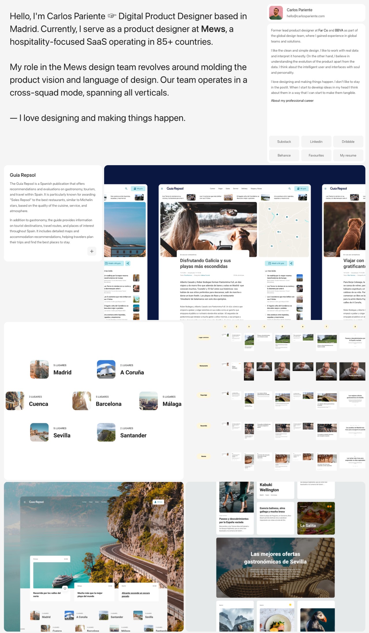 Carlos Pariente portfolio screenshot