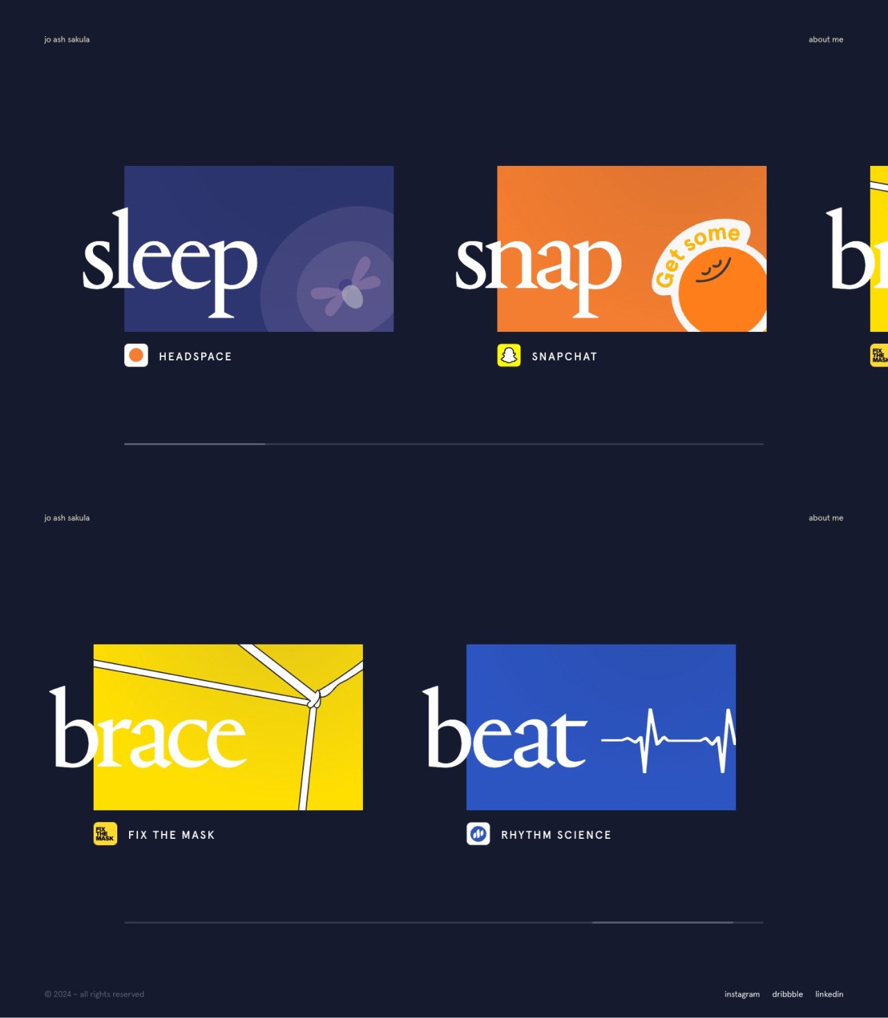 Jo Ash Sakula portfolio screenshot