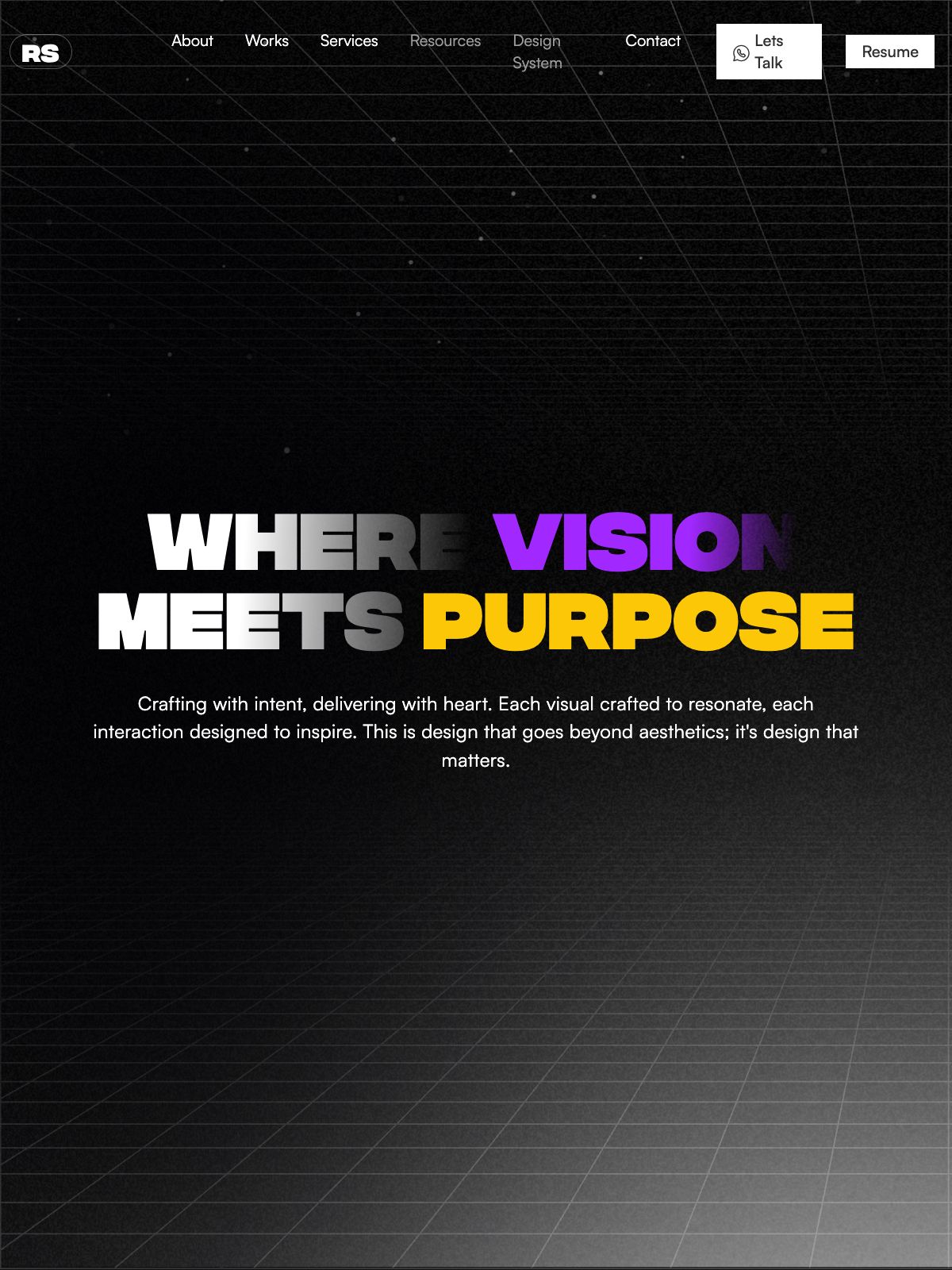 Rajesh Shankar portfolio screenshot