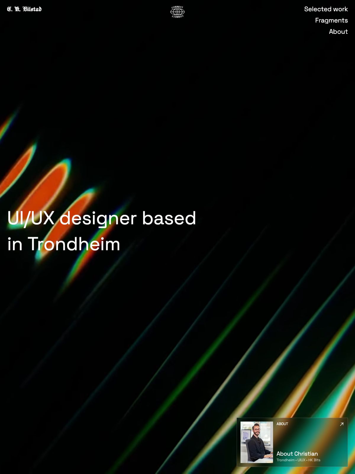 Christian Kjelland Bilstad portfolio screenshot