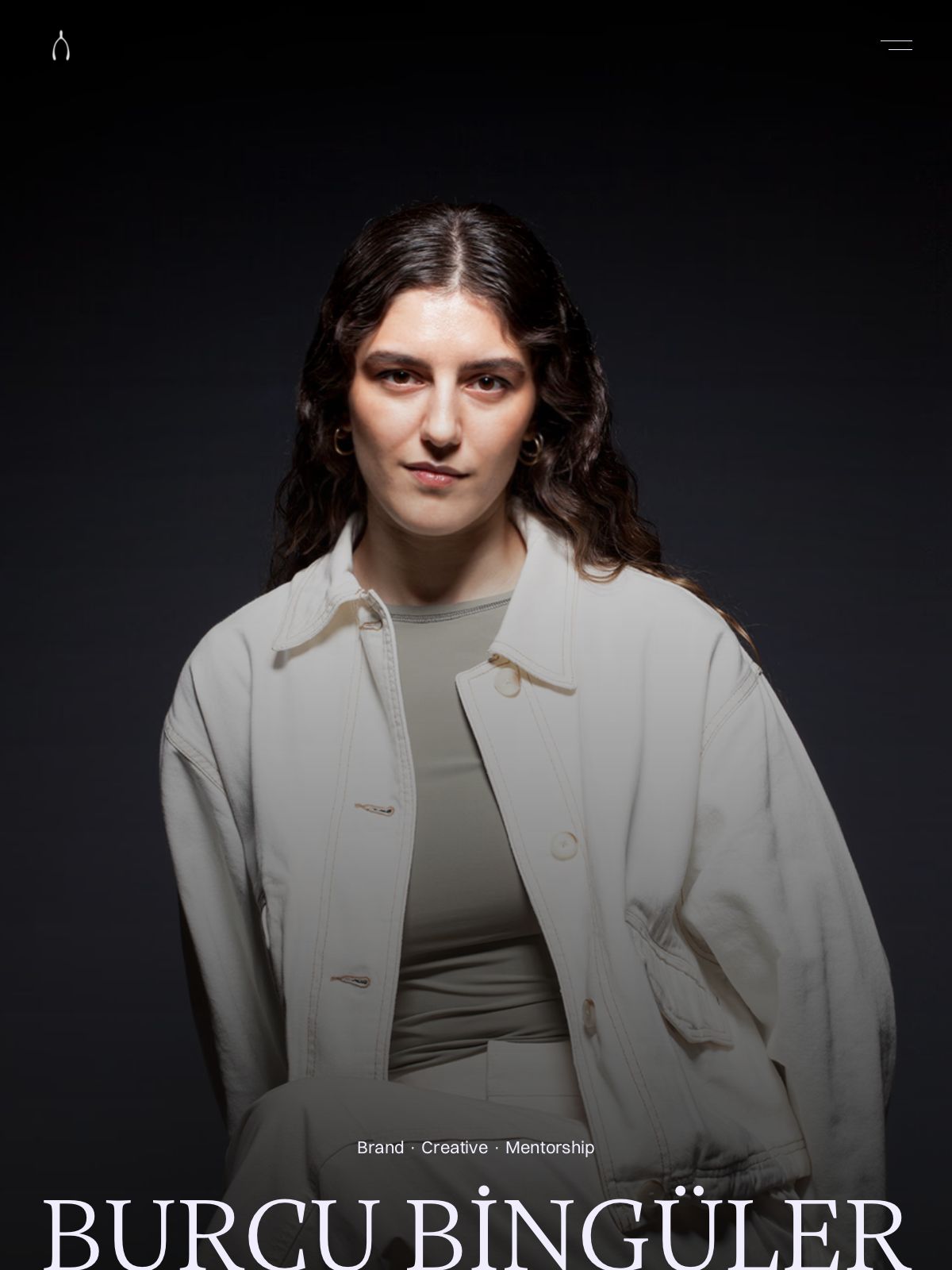 Burcu Binguler portfolio screenshot