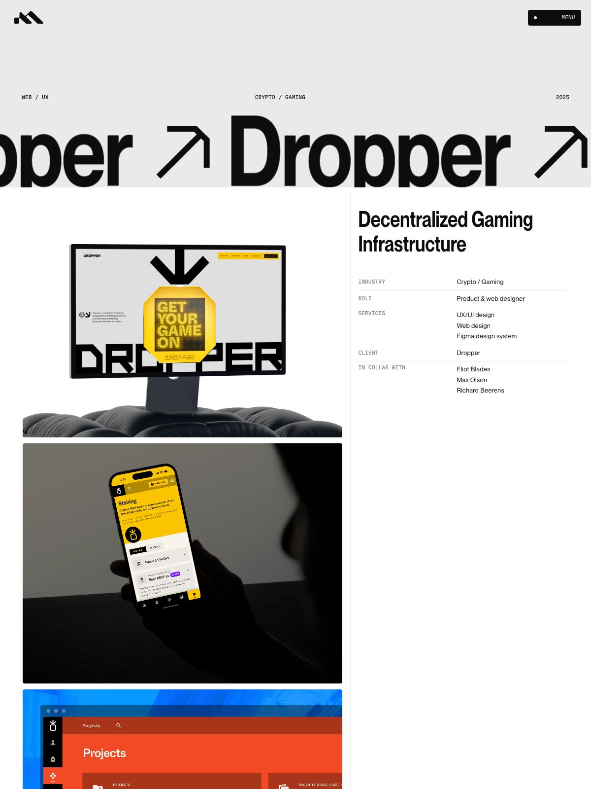 STUDIO MERIS portfolio screenshot