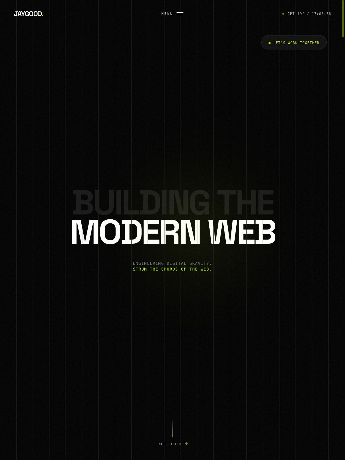 JayGood portfolio screenshot