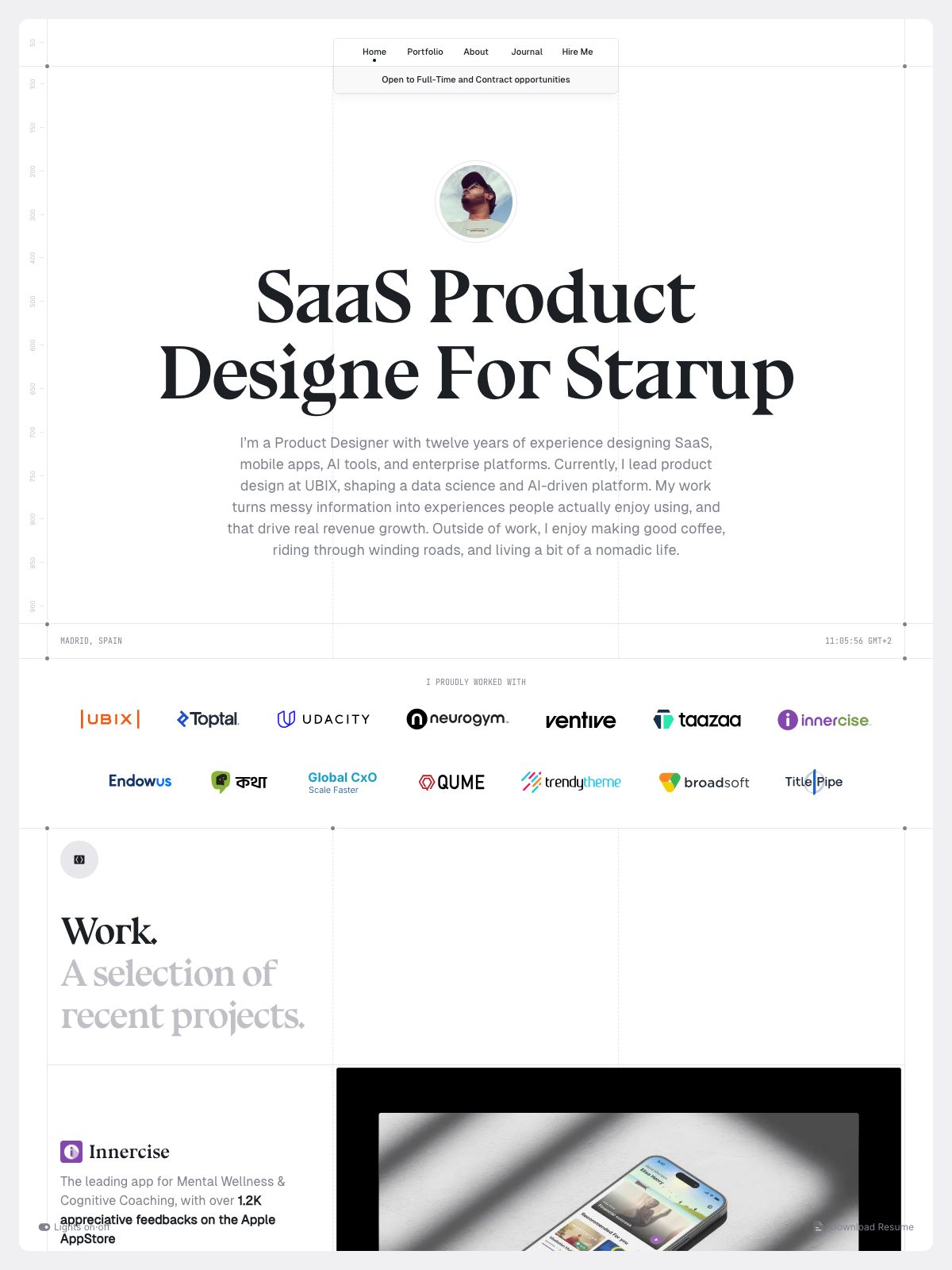 Md Eftakher portfolio screenshot