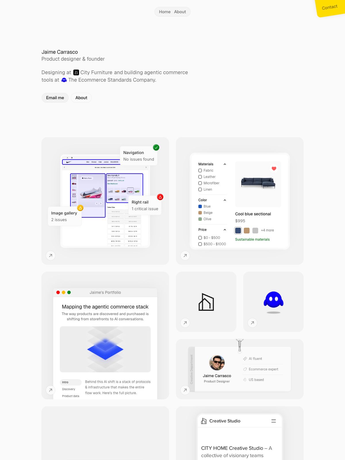 Jaime Carrasco portfolio screenshot