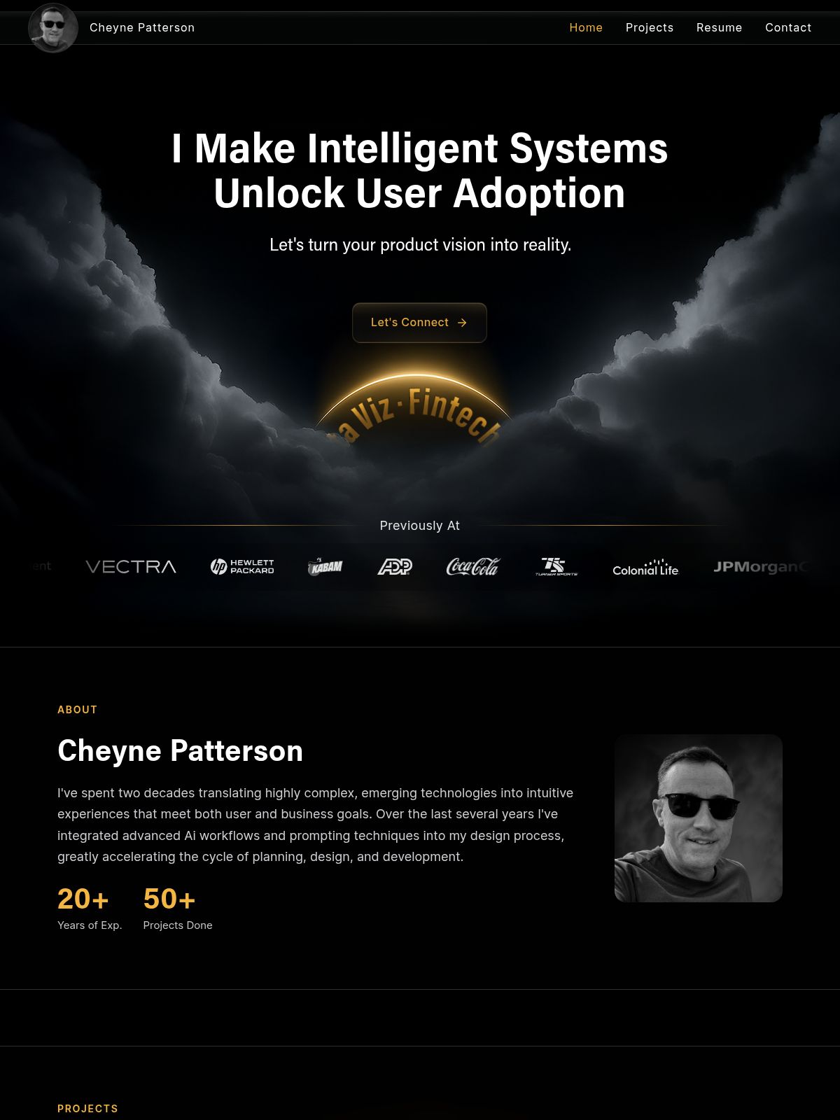 Cheyne Patterson's Portfolio portfolio screenshot