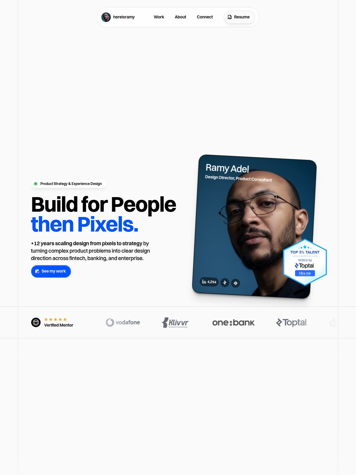 Ramy Adel portfolio screenshot