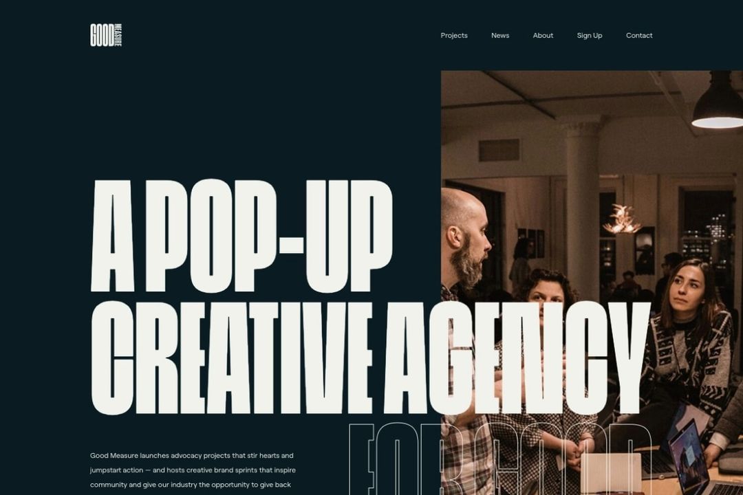 Good Measure  A Pop-Up Creative Agency